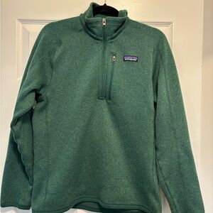 Patagonia Men’s Forest Green Half-Zip Fleece Pullover